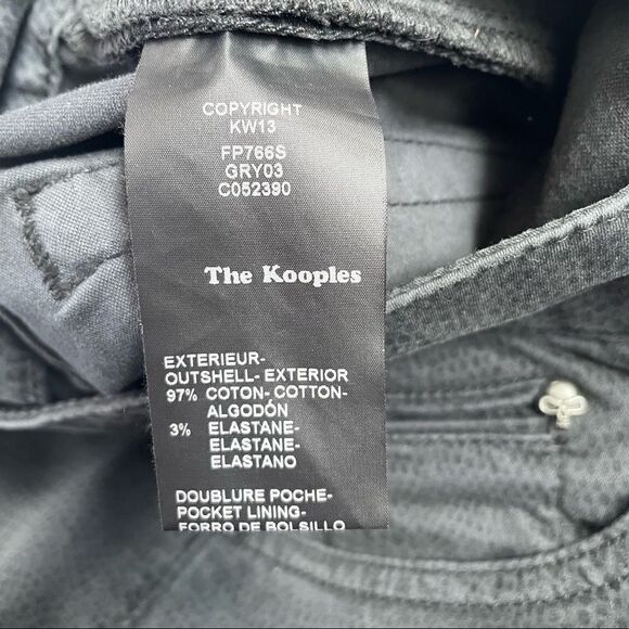 The Kooples Sports Snakeprint Skinny Ankle Jeans Sz 29 - Picture 10 of 14